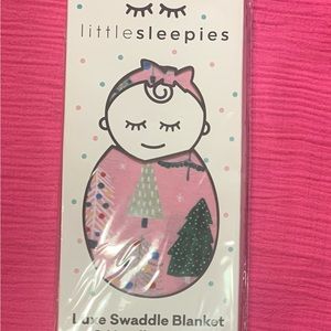 Little sleepies swaddle with bow
